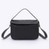 Faux Leather Crossbody Bag with Top Handle – Compact