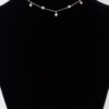 Starry Sky Multi-Star Charm Necklace with Clear Crystals