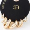 Multi Shiny Hoop Earrings Set – Gold & Silver