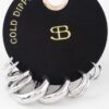 Multi Shiny Hoop Earrings Set – Gold & Silver