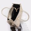 Metallic Braided Tote Bag – Braided Metallic Finish