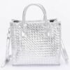 Metallic Braided Tote Bag – Braided Metallic Finish