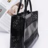 Jelly PVC Tote with Transparent Finish – Clear or Black