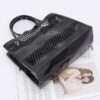 Jelly PVC Tote with Transparent Finish – Clear or Black