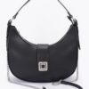 Faux Leather Hobo Bag – Slouchy Top-Handle