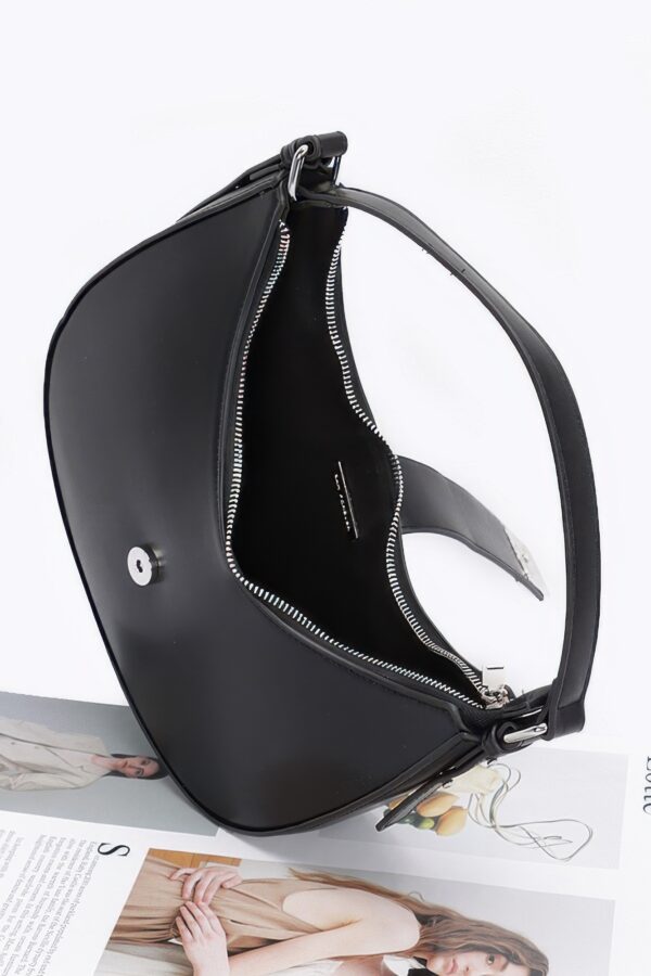 Faux Leather Hobo Bag – Slouchy Top-Handle