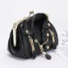 Faux Leather Jacket-Style Crossbody Bag – Zipper Detail