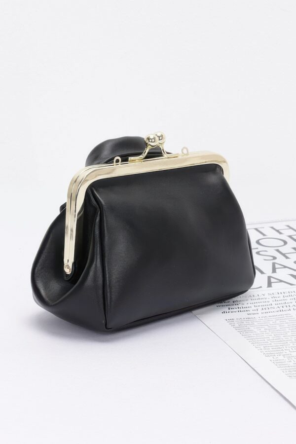 Faux Leather Jacket-Style Crossbody Bag – Zipper Detail