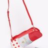 Faux Leather Lipstick Novelty Bag – Mixed Metal Accents