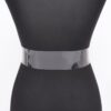 Clear PVC Belt with Rhinestone Metal Buckle