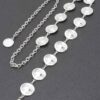 Round Metal Chain Belt – Iron Link Chain, Gold or Silver