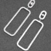Rhinestone Drop Earrings – Clear Sparkle
