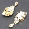 Gold-Plated Statement Drop Earring – Gold & Silver