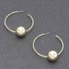 Gold-Plated Geometric Earring – Gold/Silver