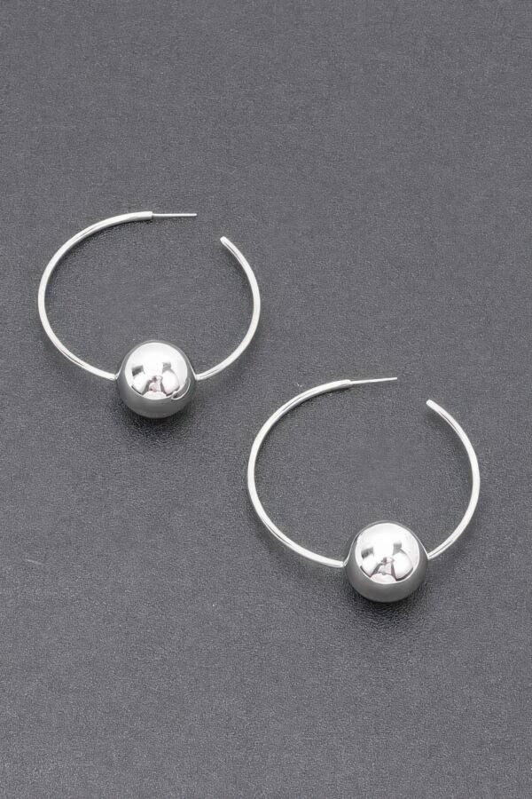 Gold-Plated Geometric Earring – Gold/Silver