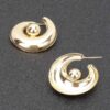 Gold-Plated Minimalist Earrings – 1.25″ Accent