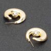 Gold-Plated Minimalist Earrings – 1.25″ Accent