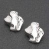 Gold-Plated Metal Earrings – Sleek Modern Finish, Gold or Silver