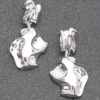 Gold Plated Metal Earrings – Minimalist 2″
