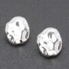 Gold-Plated Metal Earrings – Minimal Drop, 1 x 1.25 in