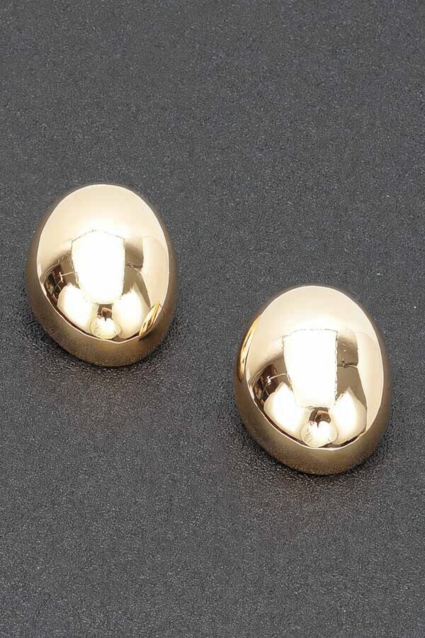 Vintage Gold-Plated Earring with Sterling Posts