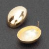 Vintage Gold-Plated Earring with Sterling Posts