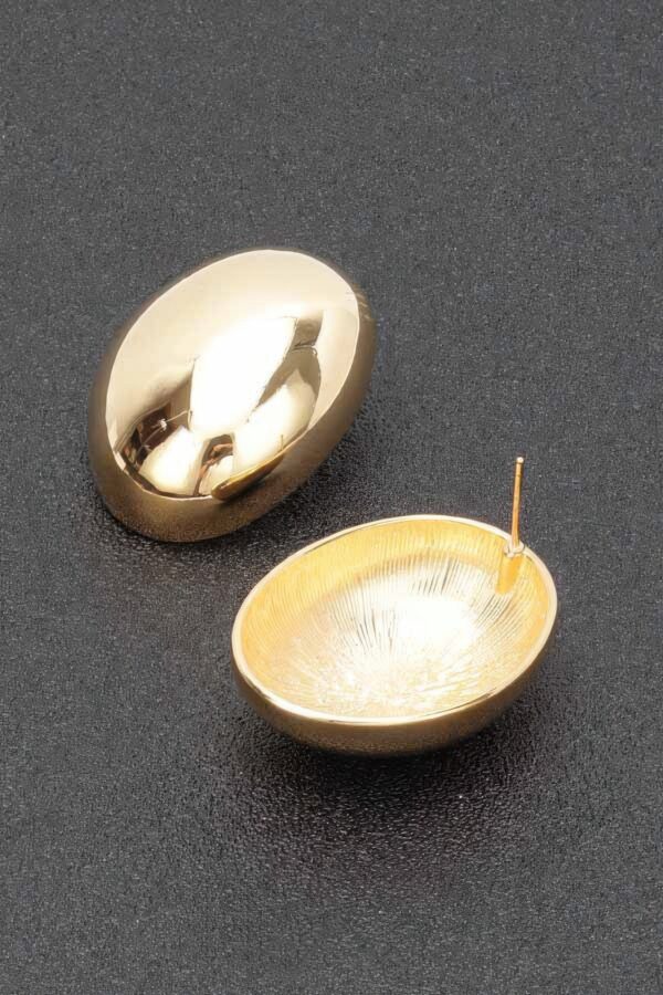 Vintage Gold-Plated Earring with Sterling Posts