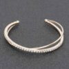 Rhinestone Bracelet – Clear Stones in Gold or Silver