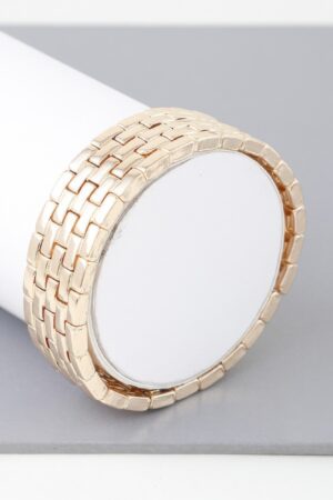 Multi Box Chain Bracelet – Gold-Plated Geometric