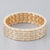 Multi Box Chain Bracelet – Gold-Plated Geometric