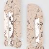 Hammered Drop Earrings – Gold-Plated Shiny Finish