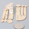 Hammered Drop Earrings – Gold-Plated Shiny Finish