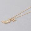 Celestial Sun & Moon Jeweled Necklace – Gold-Tone