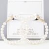Multi Pearl Hoop Earrings – Gold-Plated Cream Pearls