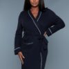Waffle Robe Queen – Waffle Texture with Color-Block Trim