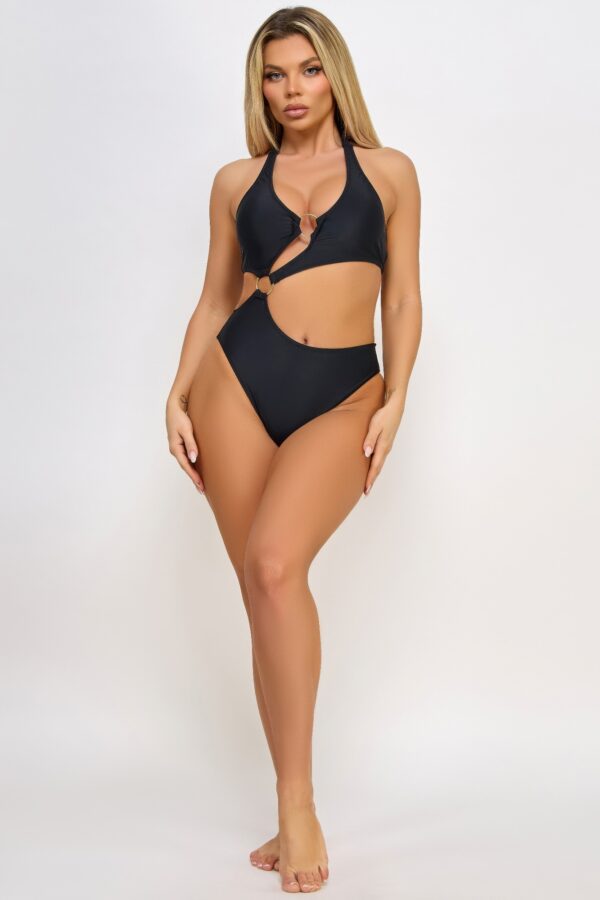 Lorelei Halter Swimsuit – Black