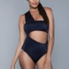 Kennedy Colorblock One-Piece Swimsuit – Black or White/Red/Blue