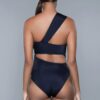 Kennedy Colorblock One-Piece Swimsuit – Black or White/Red/Blue