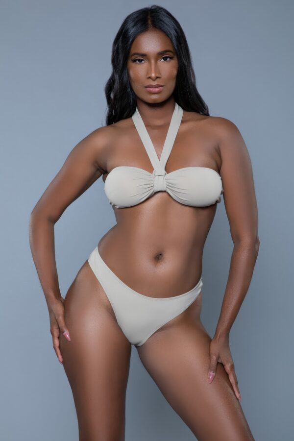 Victoria Bandeau Two-Piece Swimsuit – Back Tie Halter