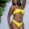 Victoria Bandeau Two-Piece Swimsuit – Back Tie Halter