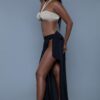 Claire Side-Tie Cover-Up Maxi Skirt – Beach & Resort