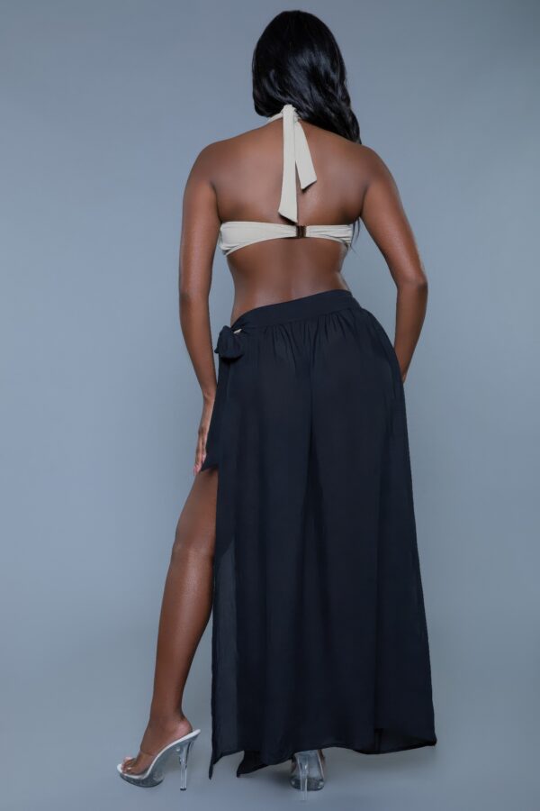 Claire Side-Tie Cover-Up Maxi Skirt – Beach & Resort