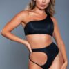 Gamora One-Shoulder Swimsuit – Asymmetric Cutout