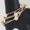 Gold-Tone Seashell Coil Wrap Bracelet