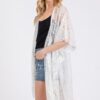 Floral Crochet Lace Tassel Beach Cover-Up