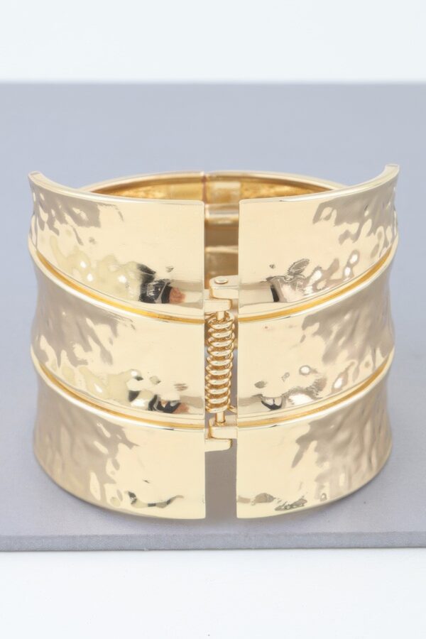 Shiny Multi Cuff Bracelet – Polished Open Cuff