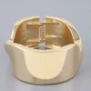 Twisted Open Cuff Bracelet – High-Shine Polished