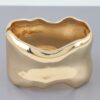 Ripple Cuff Bracelet – Polished Wave Finish