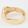 Polished Teardrop Cuff Bracelet – Sculptural Open Design