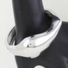 Polished Teardrop Cuff Bracelet – Sculptural Open Design